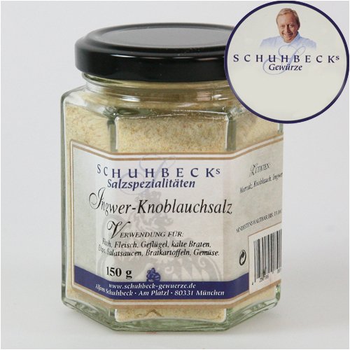 Schuhbecks - Ingwer-Knoblauchsalz - 180g