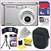 Samsung SL30 10.2 MP Digital Camera in Silver + 4GB Accessory Bundle