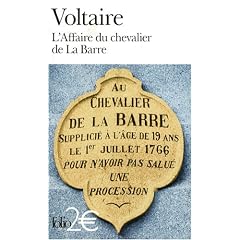 L'Affaire du chevalier de La Barre : Pr�c�d� de L'Affaire Lally