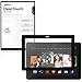 BoxWave Screen Protector for Kindle Fire HDX 7 (3rd Gen 2013) (Screen Protector ClearTouch Ultra Anti-Glare, Bubble Free Screen Guard w/Colored Border - Black