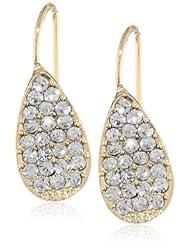 Kenneth Cole New York "Pave Item Boost" Gold Pave Teardrop Earrings