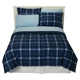 - Navy Plaid Dorm in a Bag - Full