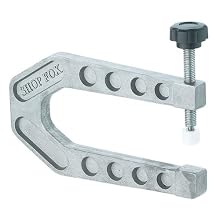 Shop Fox D2804 6-Inch Aluminum Deep Reach C-Clamp