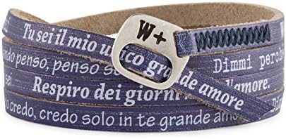 WE POSITIVE BRACELET FOR IL VOLO "GRANDE AMORE" COL. JEANS