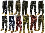 Adults Camo Combat Trousers color - Midnight Camo,size -W34/L32
