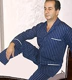 Pajama Set (2 Pieces) Classically Tailored European Made Pure Linen and Linen-Cotton, Alexander by Armani International