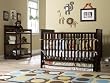 Graco Eco-Friendly Dakota Classic 4 in 1 Convertible Crib, Dark Walnut