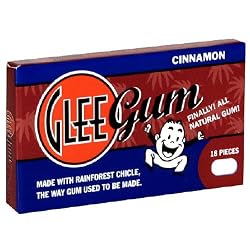 Glee Gum, Cinnamon, 18 Piece Box, (Pack of 12)