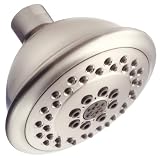 Danze D460020BN Brushed Nickel 2.0GPM Showerheads 4 Multi Function Shower Head with 2.0 gpm Flow Ra