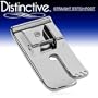 Distinctive Straight Stitch Sewing Machine Presser Foot - Fits All Low Shank Snap-On Singer*, Brother, Babylock, Viking (Husky Series), Euro-Pro, Janome, Kenmore, White, Juki, Bernina (Bernette Series), New Home, Necchi, Elna and More!