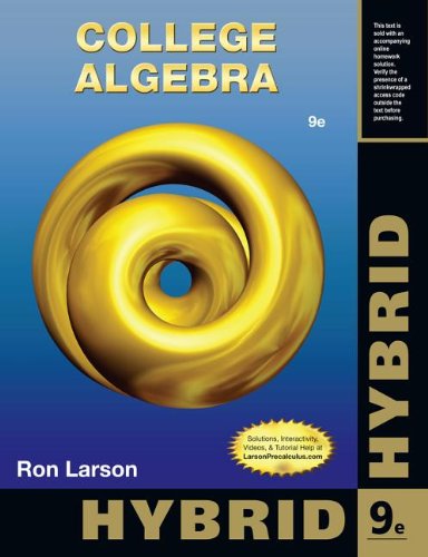 college algebra hybrid edition with enhanced webassign start smart guide for students
