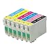 Epson 77 / 78 Compatible Ink Set: Black, Cyan, Magenta, Yellow, Light Cyan, Light Magenta
