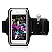 iPhone 6 Plus Sports Armband - YOKIRIN Water Resistant Key Holder for iPhone 6S Plus (5.5-Inch), Galaxy S6/S5, Note 4 Bundle with Screen Protector - Black