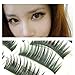 HuaYang Natural Cute Charming Long Fake Eyelashes Adhesives Makeup Eye Lash #013 (Pack of 10 Pairs: Black)