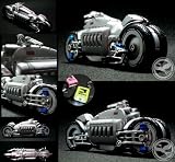 【遂に登場 】 ダッジ　トマホーク　★TOMAHAWK★　マイスト　ミニチュアダイキャストバイク 1/18スケール バイクなのに４輪　【トカレフLED付き】 実車の最高時速は300マイル/h（480km/h）と、ハイパフォーマンス。実車価格は6000万円以上！ 【付録付き・トカレフLEDライト】