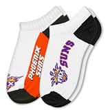 NBA Phoenix Suns Mens Two Pack No Show Socks