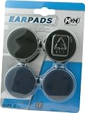 HARTIG + HELLING-Lot de 4 Coussinets Mousse de Remplacement pour Acouteurs Casques Audio - Diametre 48 mm