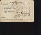 1880 Aufgabeschein Zdaunek Postanweisung nach Brünn