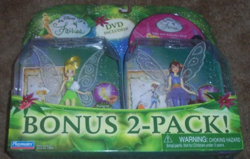 Childrens Toyshop  Toys : Disney Fairies Tinkerbell and Bess Bonus 2 Pack with DVD