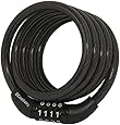 Master Lock 8143D Self Coiling Cable Lock, 4-Feet x 5/16-inch