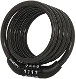 Master Lock 8143D Self Coiling Cable Lock, 4-Feet x 5/16-inch