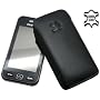 Original Suncase fuer Samsung GT S5230 Star Leder Etui Tasche fuer S 5230 (Schwarz)