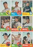 2012 Topps Heritage Baseball Complete Mint Basic 425 Card Set; It Was Never Issued in Factory Form. Always One of the Most Popular Sets Issued Each Year, This One Is Based Upon Topps' Classic 1963 Design! Loaded with Stars Including Derek Jeter, Chipper Jones, Josh Hamilton, Evan Longoria, Albert Pujols, Tim Lincecum, Alex Rodriguez, Don Mattingly and Many Others!