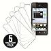 Ascend Plus Screen Protector Cover, MPERO Collection 5 Pack of Clear Screen Protectors for Huawei Ascend Plus