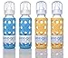 Lifefactory BPA-Free Glass Baby Bottle-4 Pack (9 oz.-Sky and Yellow)
