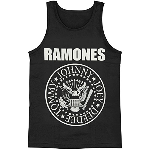 Ramones Men's Classic Seal Mens Tank Black