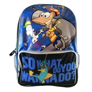Phineas And Ferb Backpack - So What Do You Wanna Do ? by 