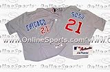 Sammy Sosa, Chicago Cubs #21 Authentic Major League Baseball Jersey from Majestic Athletic