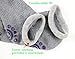 BEST Non Slip Skid Yoga Pilates Socks with Grips Cotton for Women Pack of 4 size 8-10