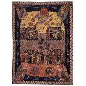 Magius (Master of the School of T�vara) (Beatus Apocalypse, Scene: Angels, coming out of the sun, and the four winds) - 11x17