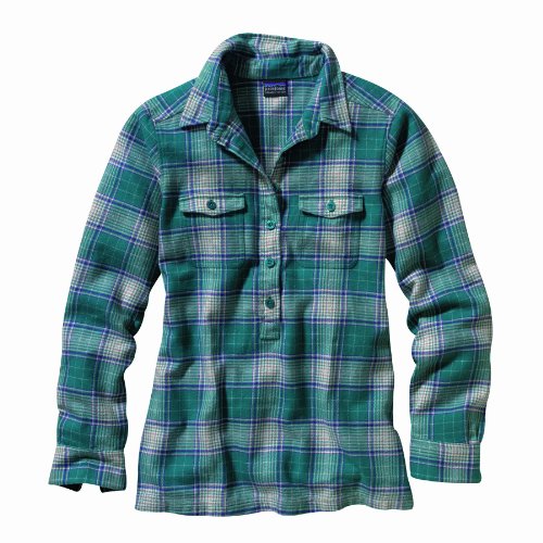 Patagonia Damen Hemd W\'s Roustabout Shirt, WINTERGARDEN: OZONIC GREE, 4, 54875_277 Preisvergleich