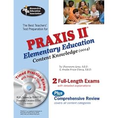 PRAXIS II Elementary Ed Content Knowledge 0014 (REA) (Test Preps)