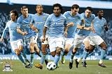 (24x36) Manchester City FC Players Sports Poster Print