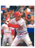 Autographed Tom Herr St. Louis Cardinals 8x10 Photo Inscribed 82 WS Champs