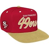 Mitchell & Ness San Francisco 49Ers 2 Tone Script Snapback Hat Adjustable