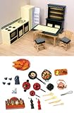 Kitchen Furniture and Accessory Set 1:12 Scale by Melissa and Doug
