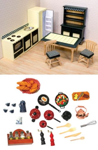 Childrens Toyshop  Toys : Kitchen Furniture and Accessory Set 1:12 Scale by Melissa and Doug