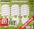ECOBULB Feit Electric 40 W Extra Bright Soft white 150 W Equivalent Compact Fluorescent Light Bulb CFL 3 Pack