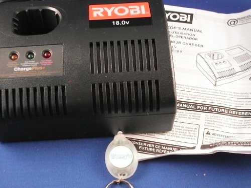 140237039 Ryobi 18 V 1 Hour Charger w/ Bonus Terry's LED Keychain Light