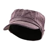 Corduroy Jeep Flap Cap-Purple W35S44F