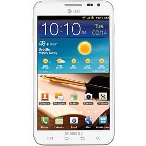 Samsung Galaxy Note N7000 16gb Unlocked Android Smartphone in White
