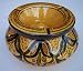 Moroccan Handmade Two-Piece Ceramic Medium Ashtray,by Treasures of Morocco,Free shipping