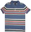 Boys Polo by Ralph Laure Polo Shirt Multi Striped with Yellow Pony