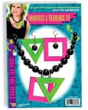 80s Neon Earrings and Necklace Set [Apparel]