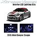 XtremeVision Mini Cooper Coupe 2015+ (11 Pieces) Blue Premium Interior LED Kit Package + Installation Tool