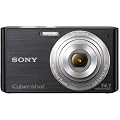 Sony DSC-W610B Cyber-shot Digital Kamera (14 Megapixel, 4x opt. Zoom, 6,7 cm (2,7 Zoll) LCD-Display, bildstabilisiert) Schwenkpanorama Aufnahme und iAUTO schwarz